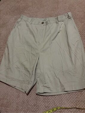 L.L. Bean Women's Beige Bermuda Shorts